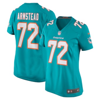 womens nike terron armstead aqua miami dolphins game jersey_